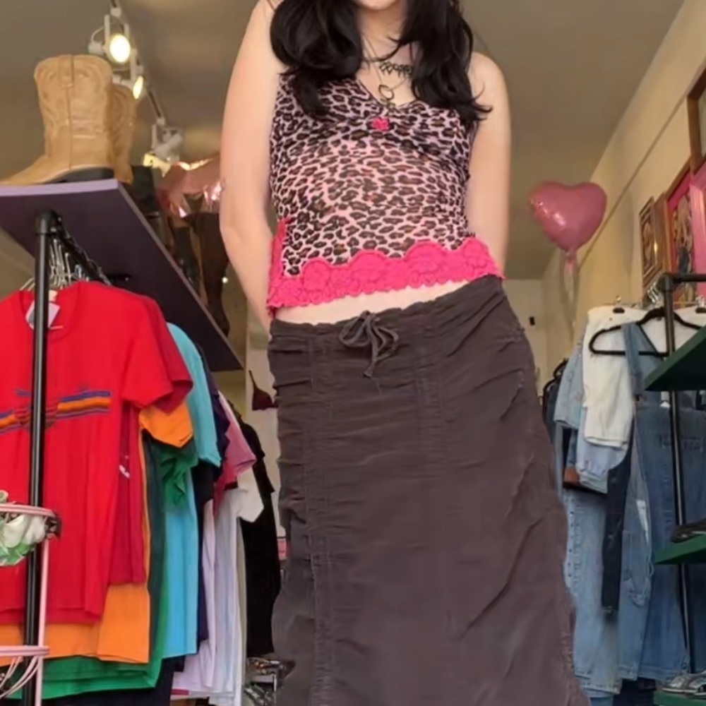 Vintage mesh cami top
